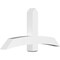 Ekena Millwork Bellingham Architectural Grade PVC Gable Bracket, 60"W x 30"H x 6"D x 6"F, 12/12 Pitch GBP060X30X0606BEL00 - alternate 1
